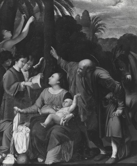 A. Villani e Figli — Carlo Saraceni. Riposo durante la fuga in Egitto. Bologna. Pinacoteca Nazionale — insieme